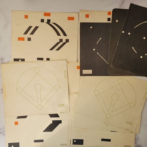 1954 Cadaco Ellis Foto Electric baseball game realism fan lights up working con - Picture 8 of 10